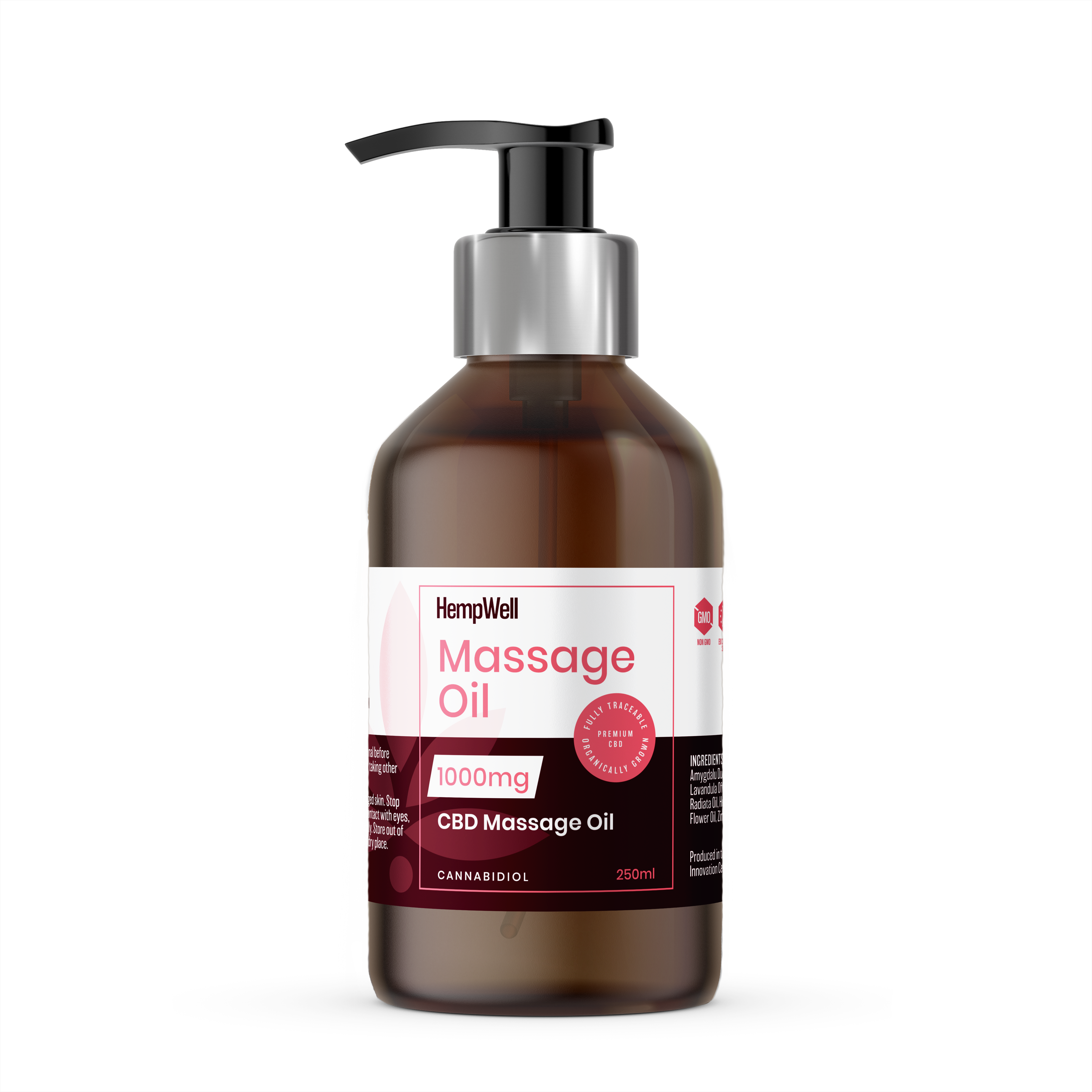 CBD Massage Oil | 1000mg CBD | 250ml Bottle