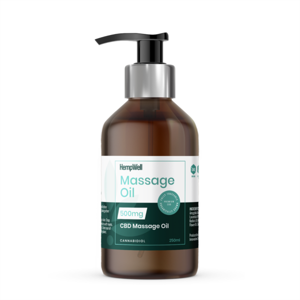 CBD Massage Oil | 500mg CBD | 250ml Bottle
